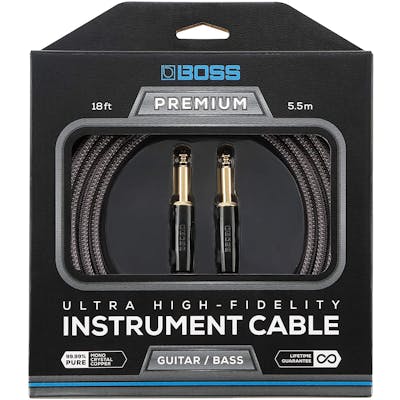 Boss BIC-P18 5 1/2 Metre Instrument Cable with Straight Jacks