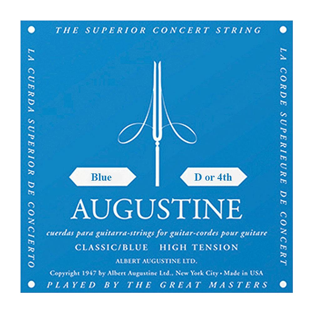 Augustine Blue HT Single D or 4th Classical Guitar String