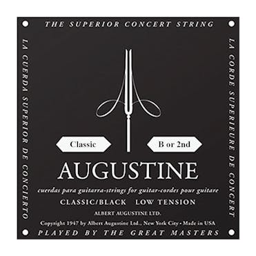 Augustine Black LT Single B or 2nd Classical Guitar String