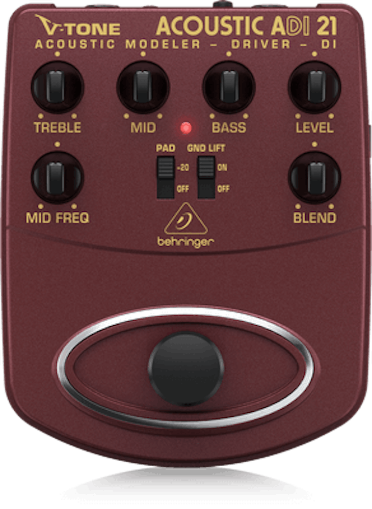 Behringer ADI21 V-Tone Acoustic Amp Modeller/Direct Recording Preamp/DI Box