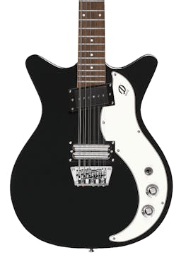Danelectro DC59X 12 String Guitar in Gloss Black