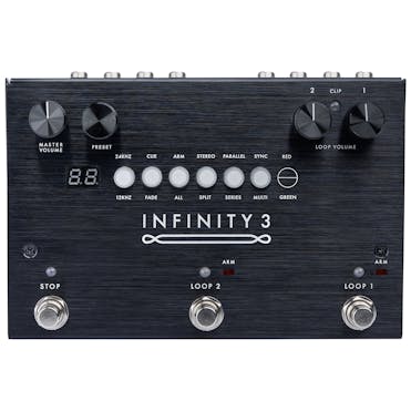 Pigtronix Infinity 3 Hi-Fi Stereo Double Looper Pedal with MIDI