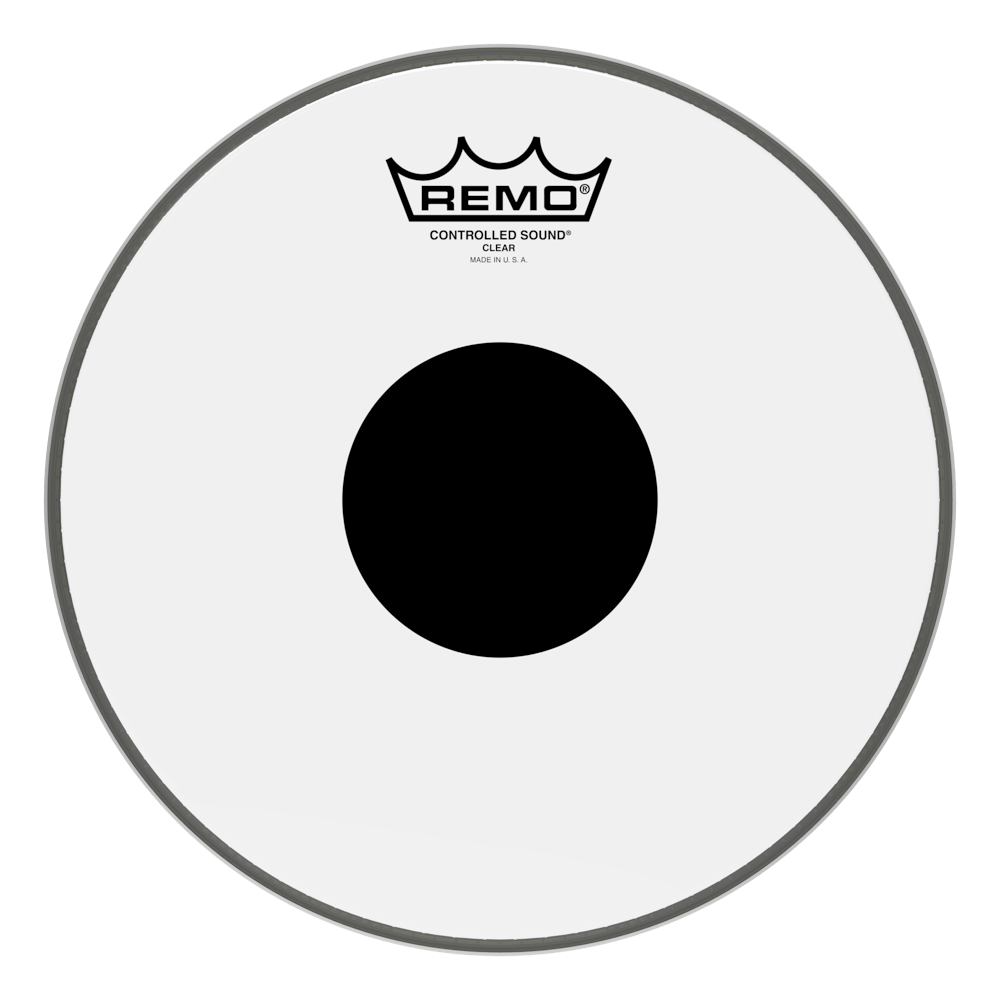 Remo 10" CS Clear Tom / Snare Head with Black Dot