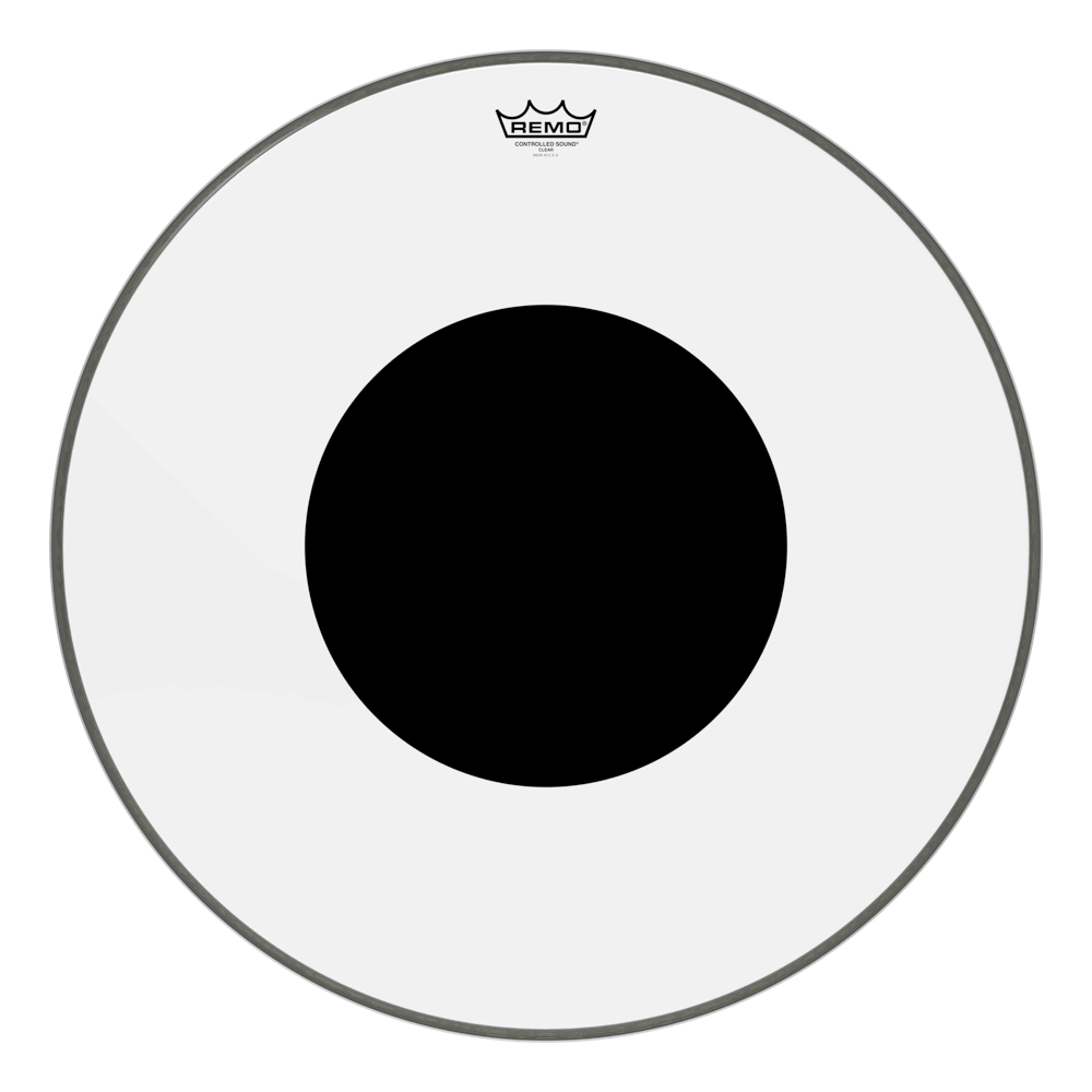 Remo 26" CS Clear Bass Drum Head with Black Dot