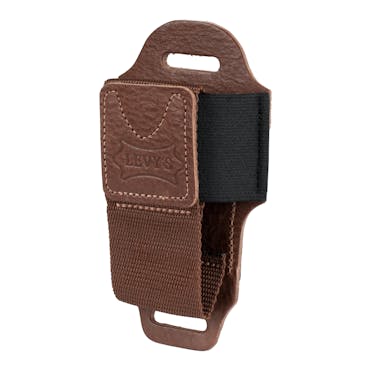Levy Accessories Leather Wireless Transmitter Holder in Brown