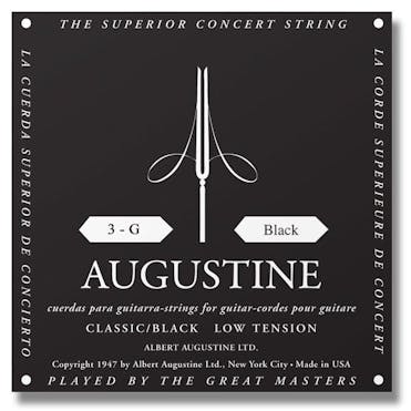 Augustine Black LT Single G or 3rd String