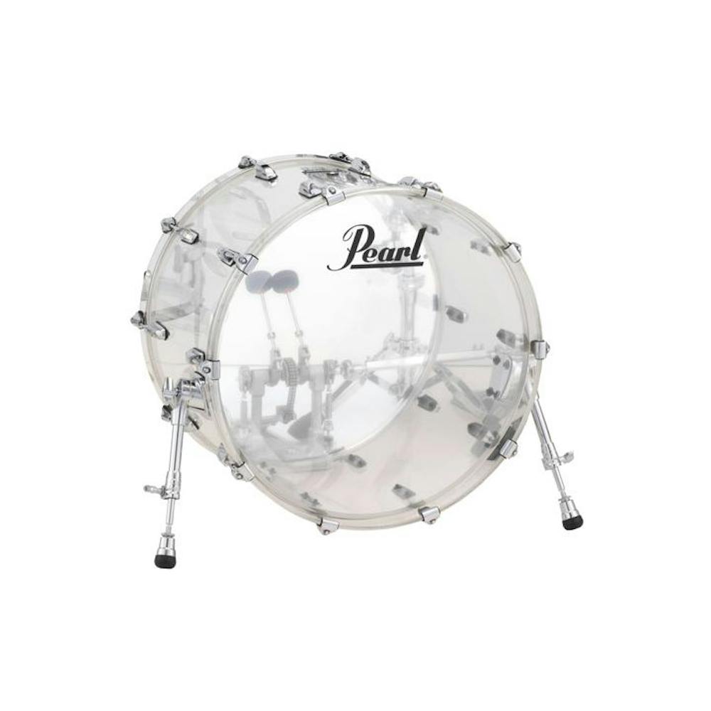 Pearl Crystal Beat 22 x 16 Bass Drum in Ultra Clear
