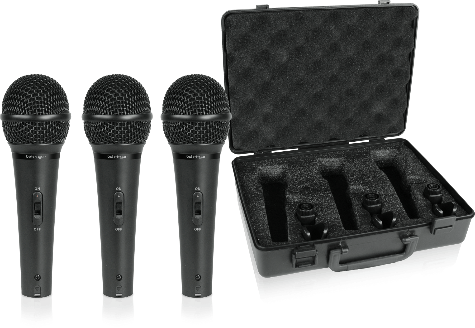 Behringer XM1800S 3 Dynamic Cardioid Microphones Andertons Music Co