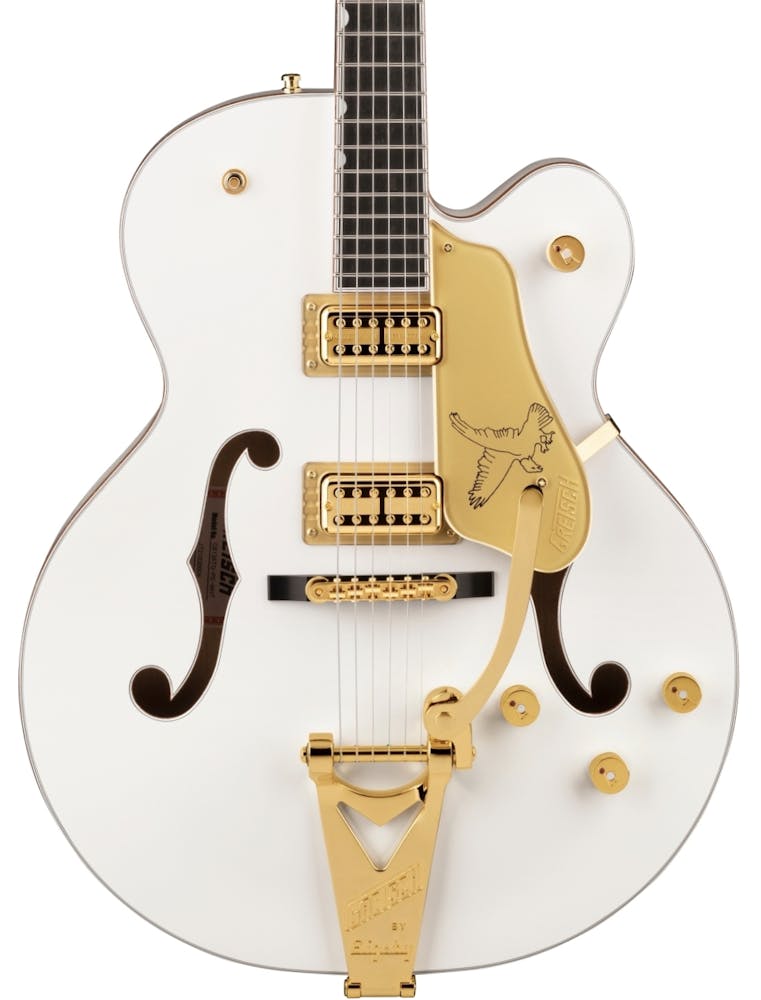 Gretsch G6136TG Players Edition Falcon Hollowbody in White with Bigsby