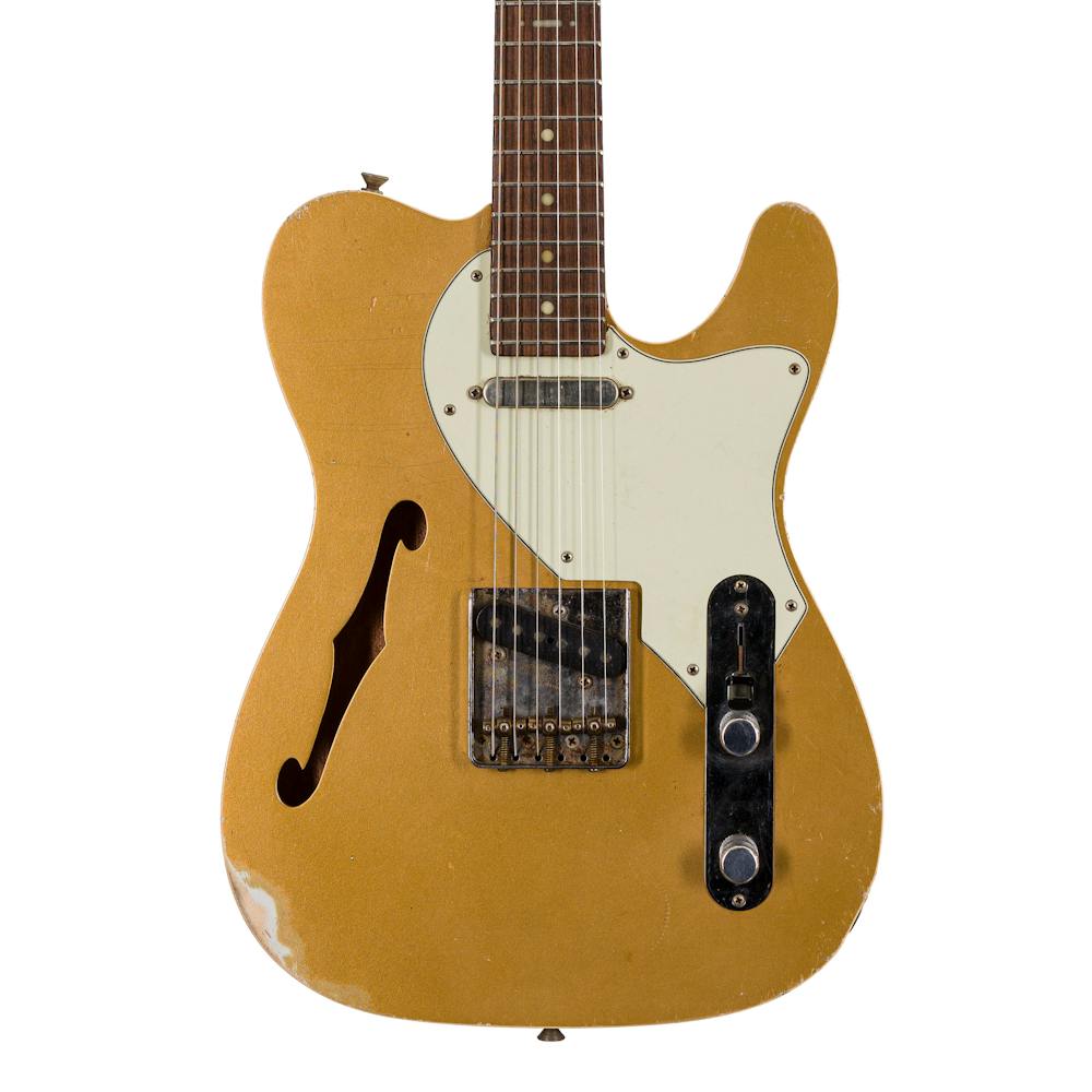 Hansen Guitars T-Style Thinline Light Relic in Gold