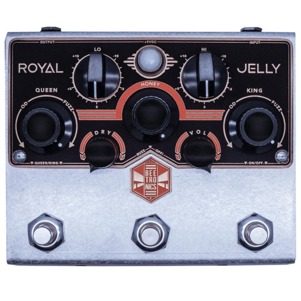 Beetronics Royal Jelly Overdrive/Fuzz Blender FX Pedal