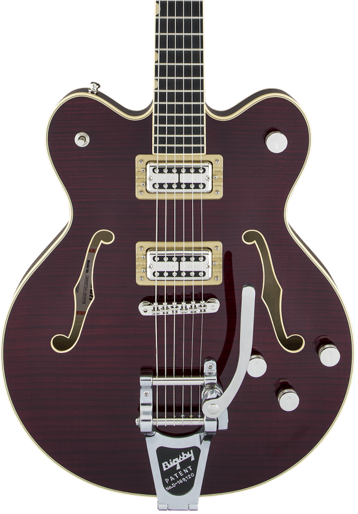 Gretsch G6609TFM-DCH Broadkaster DRK CH with case