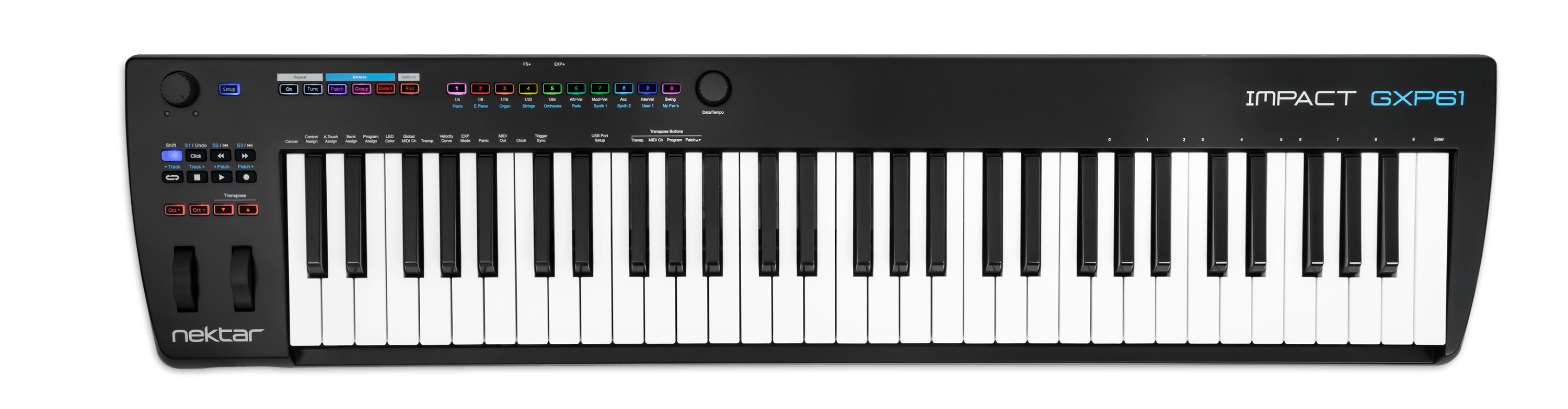 61 key keyboard controller