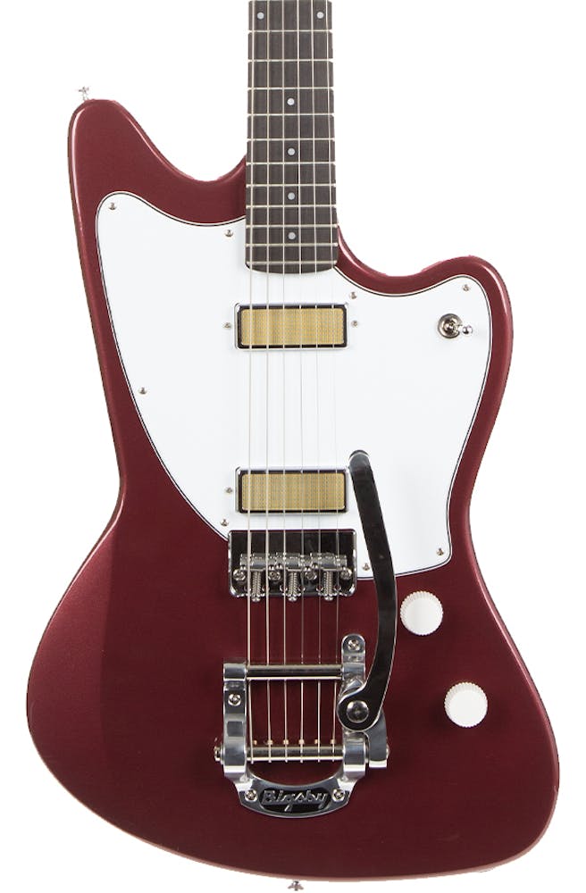 Harmony Silhouette Electric Guitar with Bigsby in Burgundy