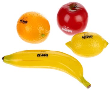 Meinl Nino Assorted Fruit Shakers Set.