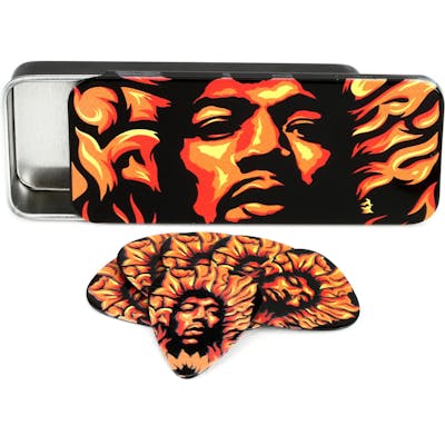 Dunlop Jimi Hendrix Voodoo Fire Heavy - Pick Tin 6