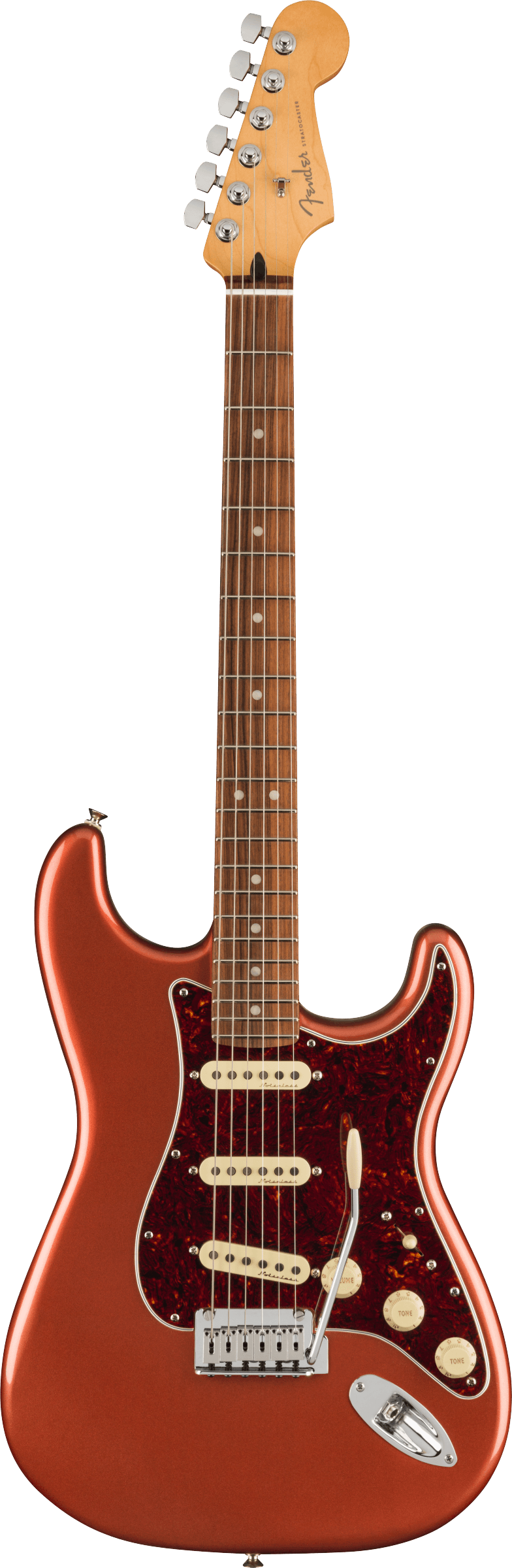 Fender Player Plus Stratocaster Electric Guitar in Aged Candy