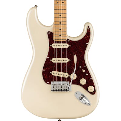 Fender Player Plus Stratocaster Electric Guitar in Olympic Pearl