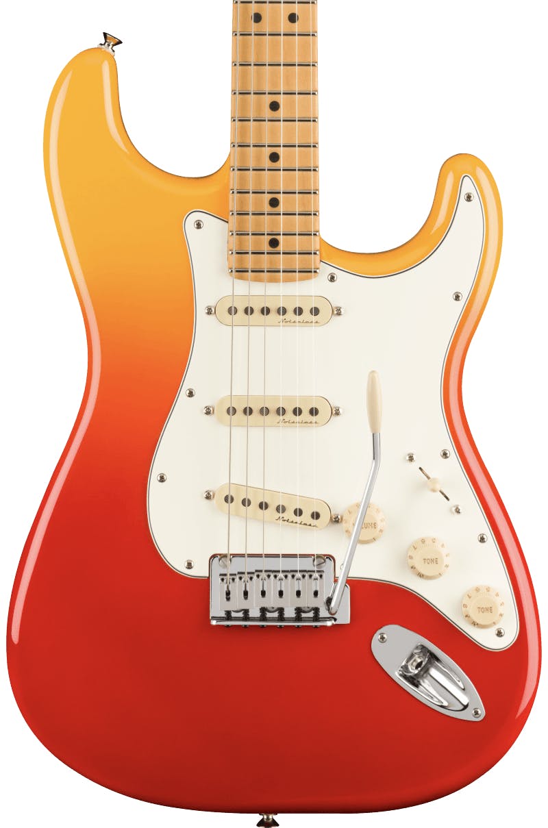 Orange on sale fender guitar