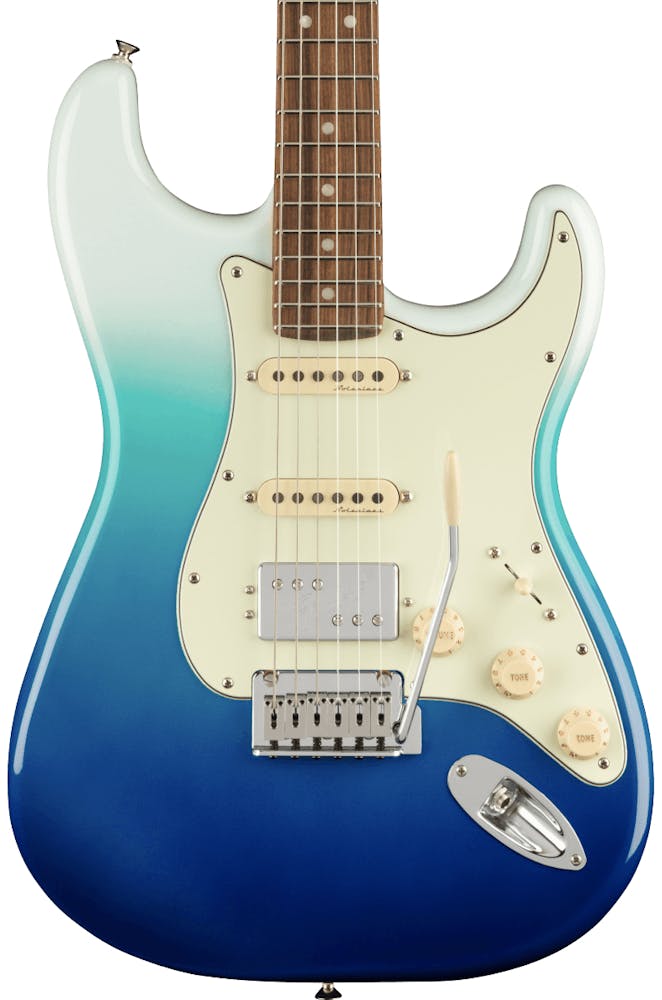 Fender Player Plus Stratocaster HSS Electric Guitar in Belair Blue