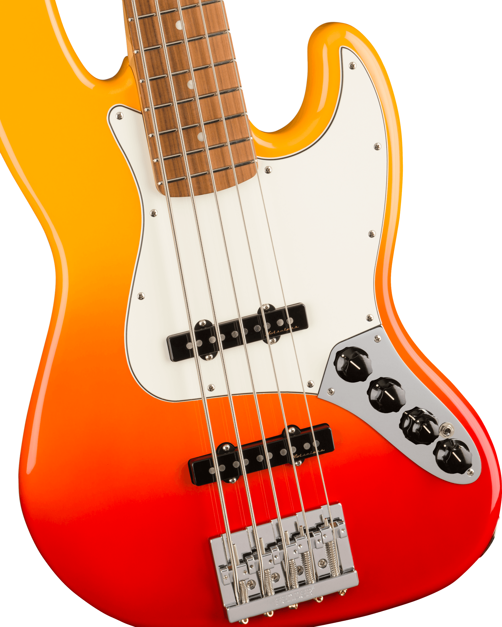 Fender Player Plus 5-String Jazz Bass V in Tequila Sunrise Red 