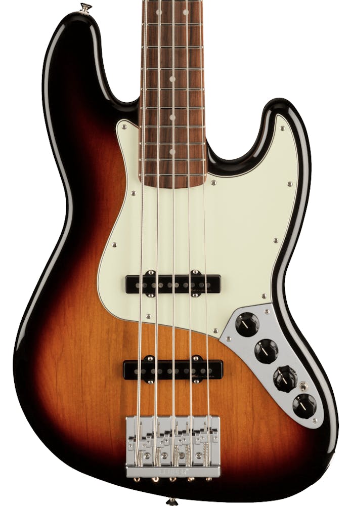 Fender Player Plus 5-String Jazz Bass V in 3-Tone Sunburst