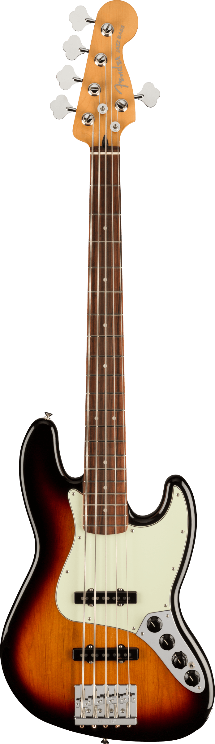 Fender Player Plus 5 String Jazz Bass V in 3 Tone Sunburst