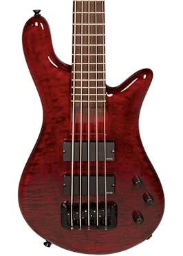 Spector Bantam 5 Medium-Scale Bass Guitar in Black Cherry Gloss