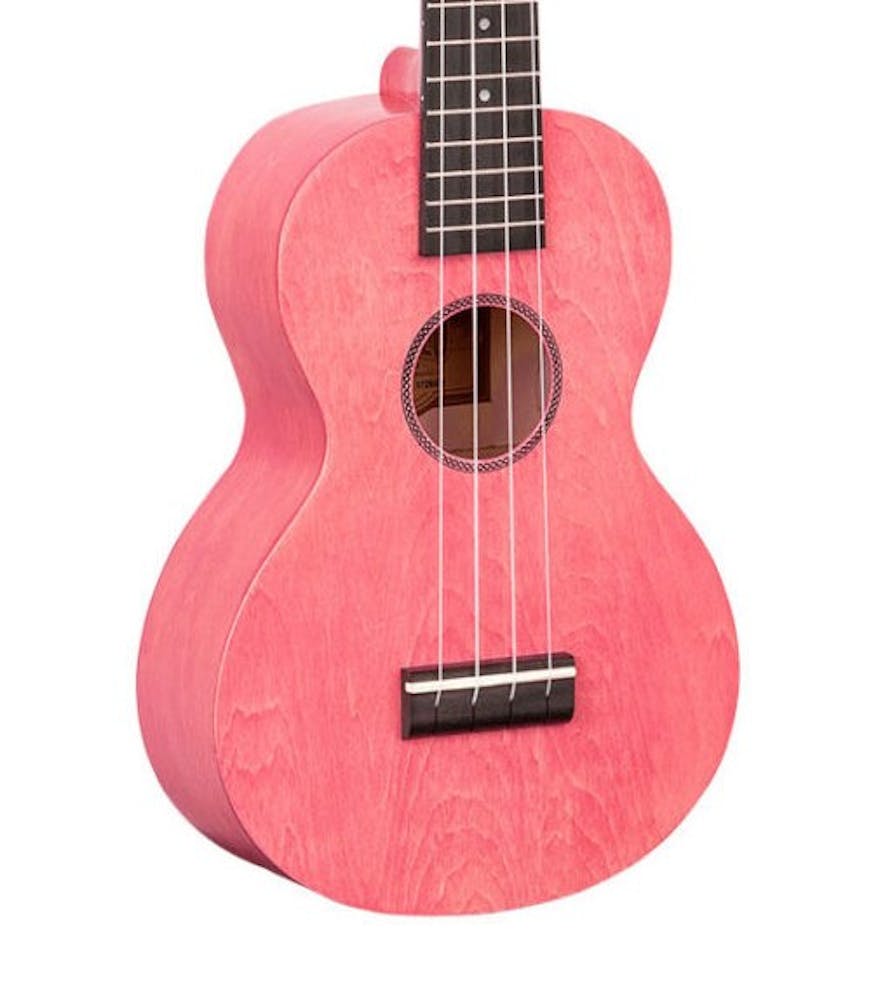 Mahalo Concert Ukulele Island in Coral Pink