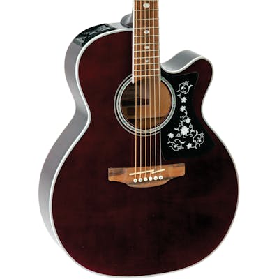 Takamine GN75CE-WR G-Series Cutaway Electro Acoustic Guitar in Wine Red