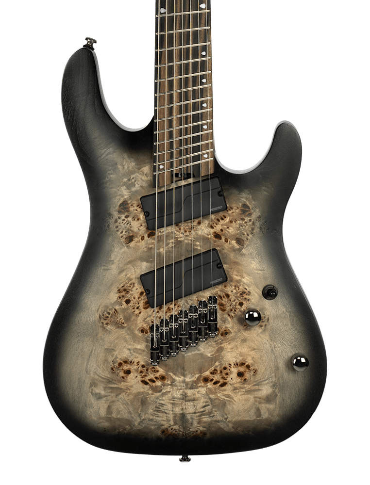 Cort KX507MS 7-String Electric Guitar in Stardust Black