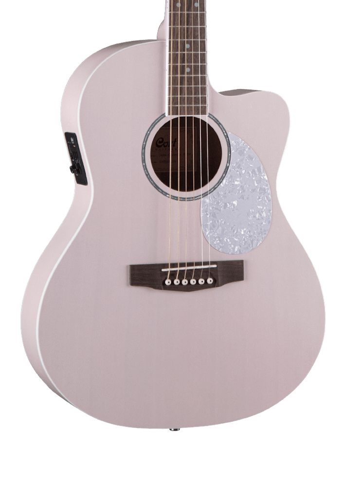 Cort Jade Classic Electro-Acoustic Guitar in Pastel Pink Open Pore