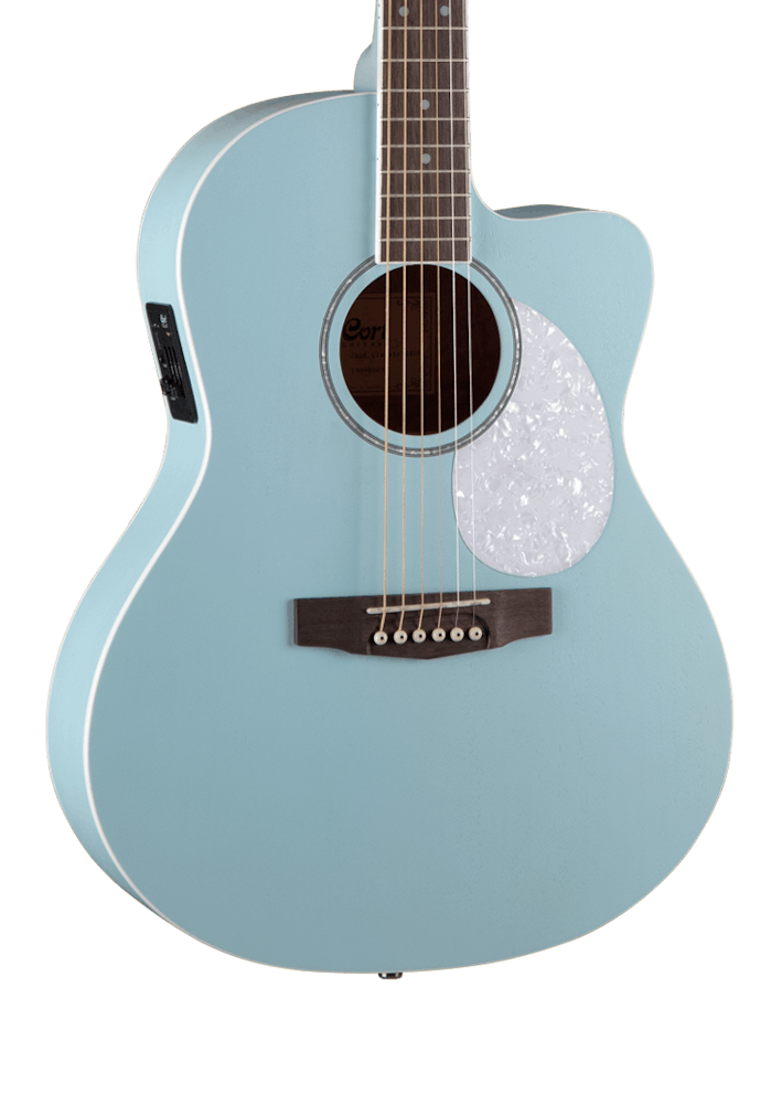 Cort Jade Classic Electro-Acoustic Guitar in Sky Blue Open Pore