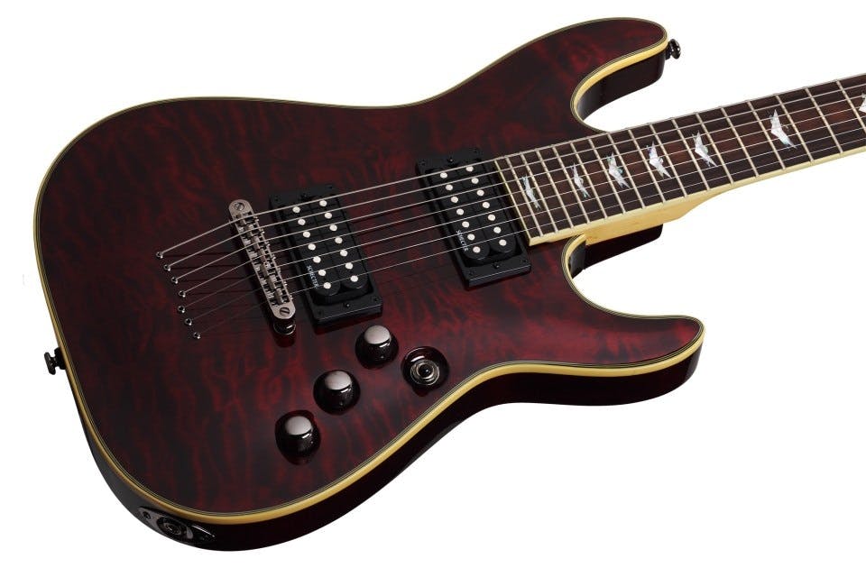 schecter omen 7 string guitar