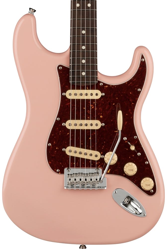 Fender Limited Edition American Professional II Stratocaster in Shell Pink with Rosewood Neck
