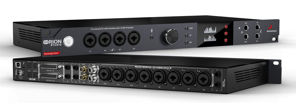 Antelope Audio Orion Studio Synergy Core Professional Thunderbolt 3 and USB  2 Interface - Andertons Music Co.