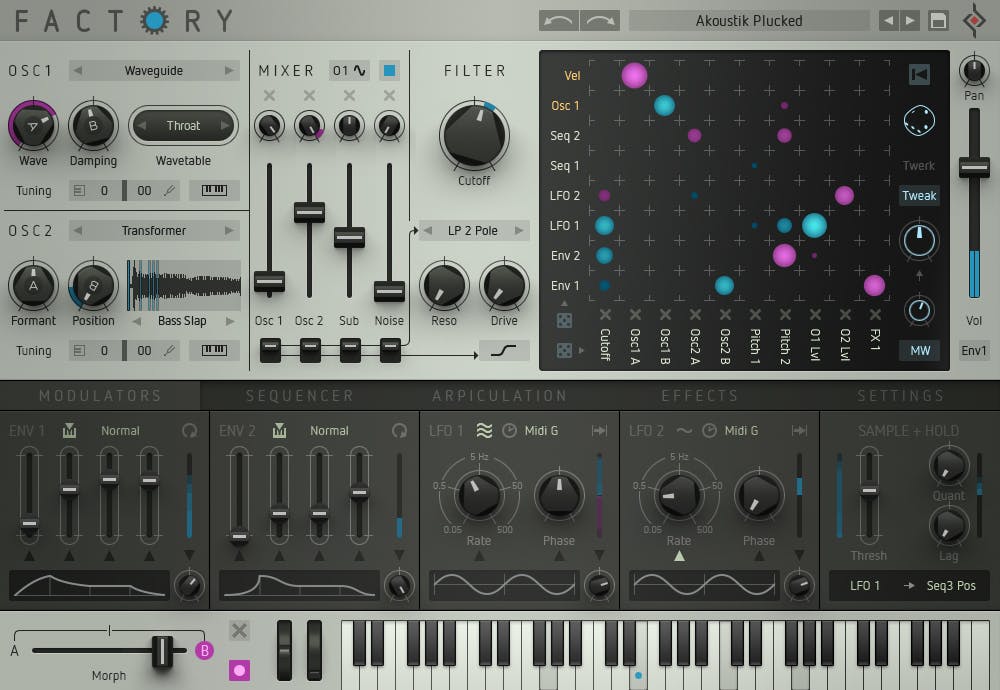 Sugar Bytes Factory Polyphonic Synthesiser