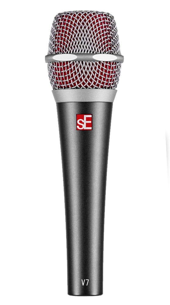SE Electronics V7 Dynamic Vocal Microphone Bundle with Mic Stand and XLR Cable