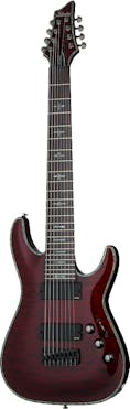 Schecter Hellraiser C-8 8-String Electric Guitar in Black Cherry