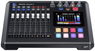 Tascam Mixcast-4 Podcast Recording Console with Built-in Recorder / USB Interface