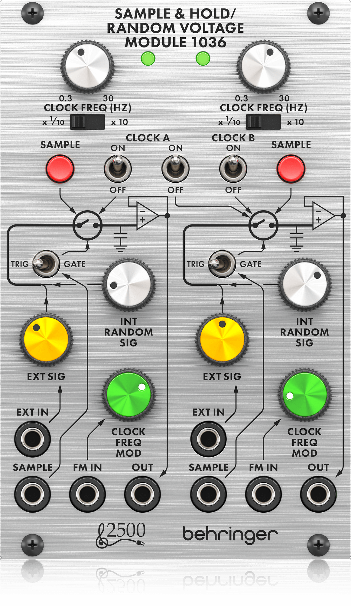 behringer-2500-series-dual-sample-and-hold-with-voltage-controlled