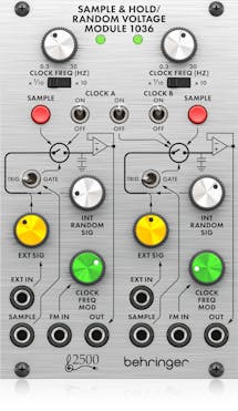 Behringer 2500 Series Dual Sample and Hold with Voltage Controlled Clock Module 1036 for Eurorack