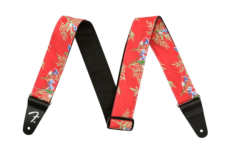 Fender 2" Hawaiian Strap in Red Floral