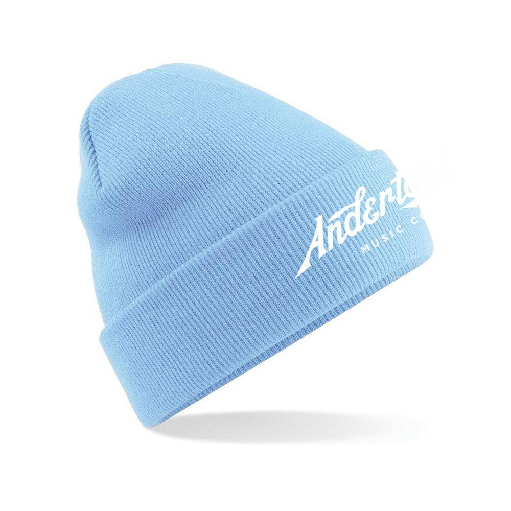 Andertons Music Co. Cuffed Beanie in Sky Blue