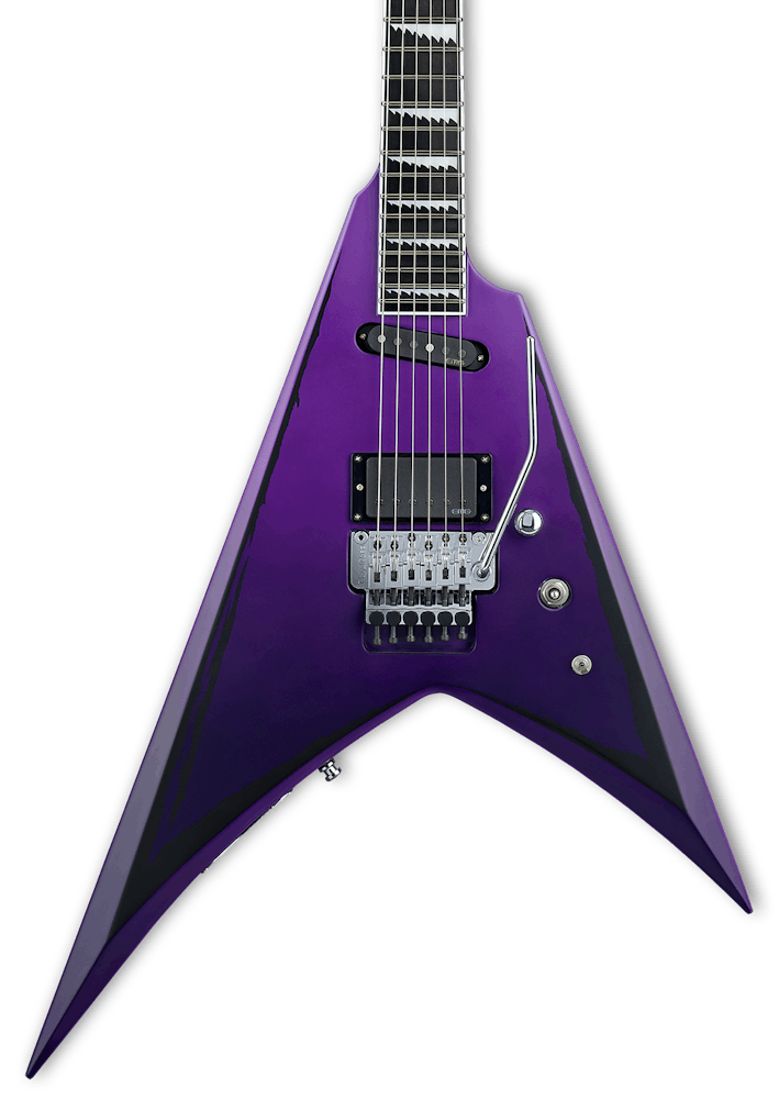 ESP E-II Alexi Ripped Alexi Laiho Signature Series in Purple Fade Satin