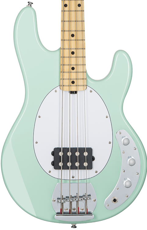 music man stingray mint green