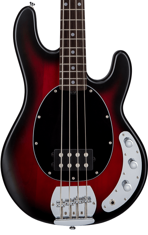 Red 4 Strings Electric Bass Guitar Mahogany Body&Amp; Fretless Rosewood Fingerboard B J-447 448 