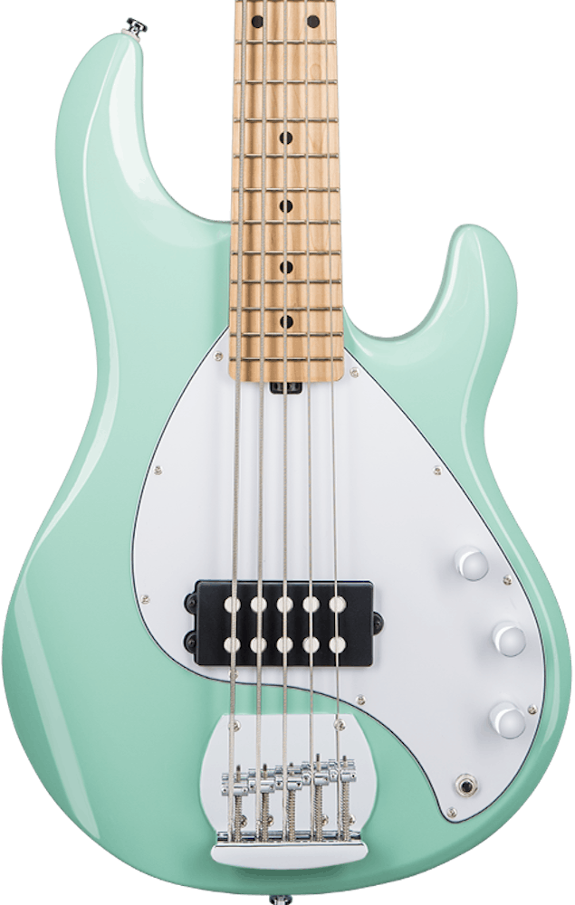 Sterling by Music Man StingRay Ray5 5-String Bass in Mint Green