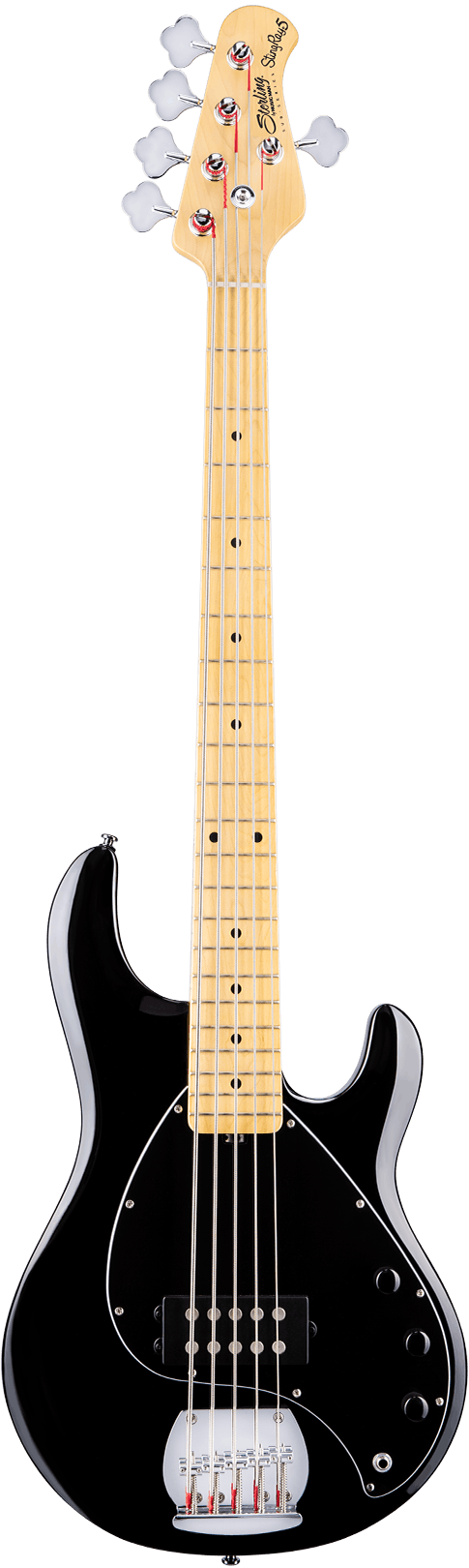 Sterling by Music Man StingRay Ray5 5-String Bass in Black - Andertons  Music Co.