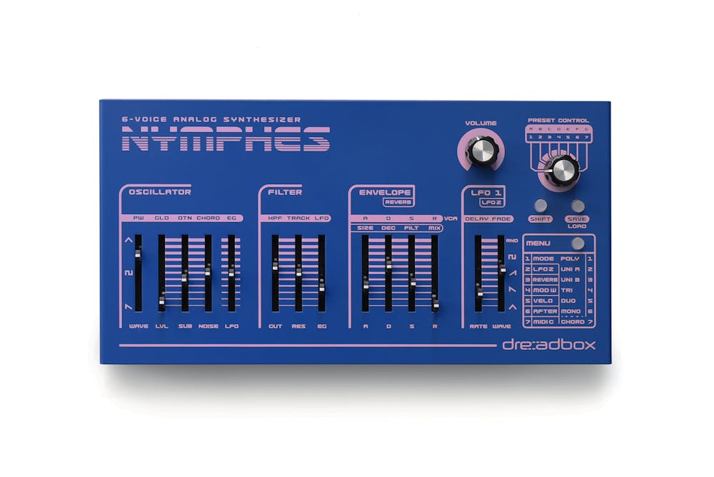 Dreadbox Nymphes 6-Voice Polyphonic Synthesizer